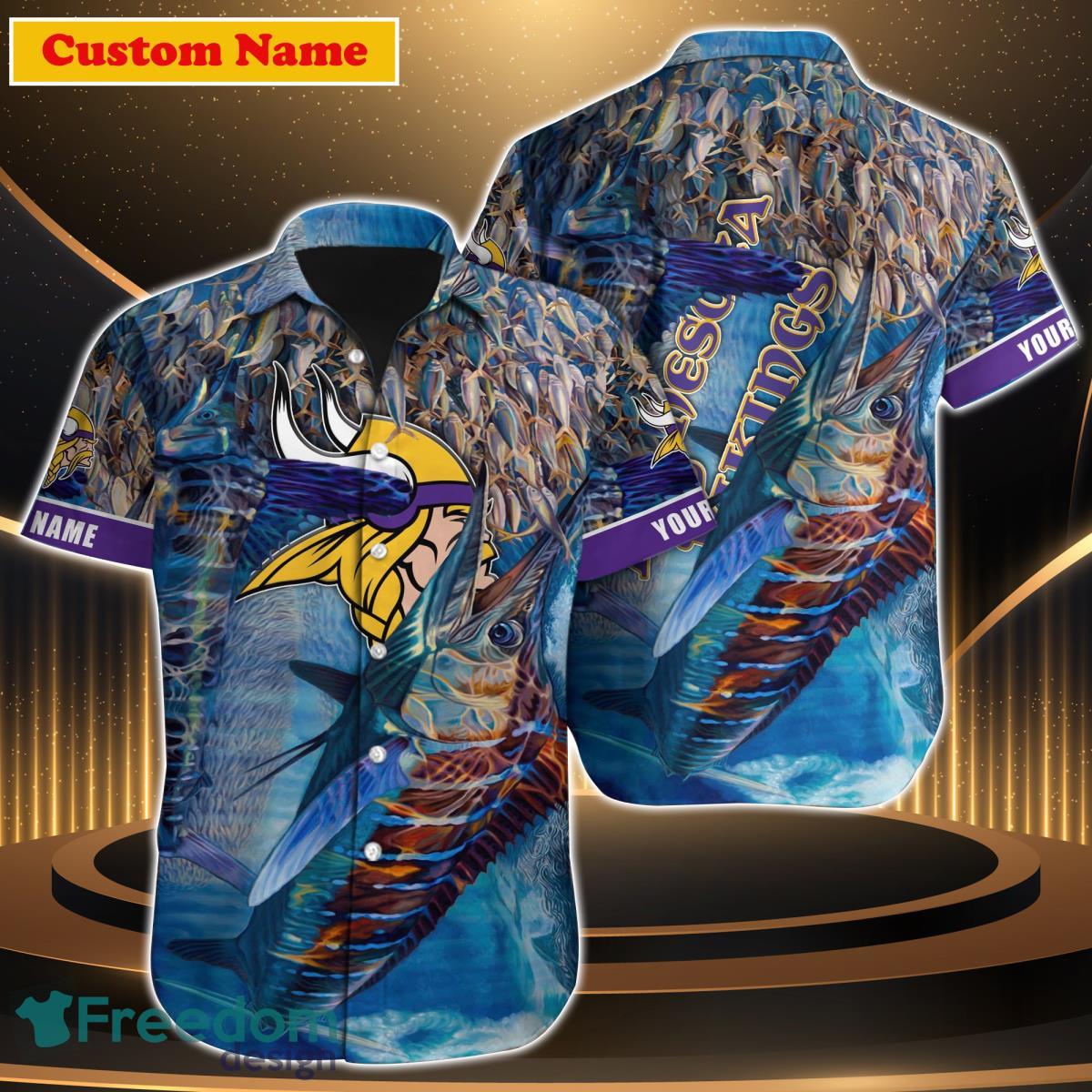 Minnesota Vikings NFL Custom Name Hawaiian Shirt For Men And Women Special  Gift For True Fans - Freedomdesign