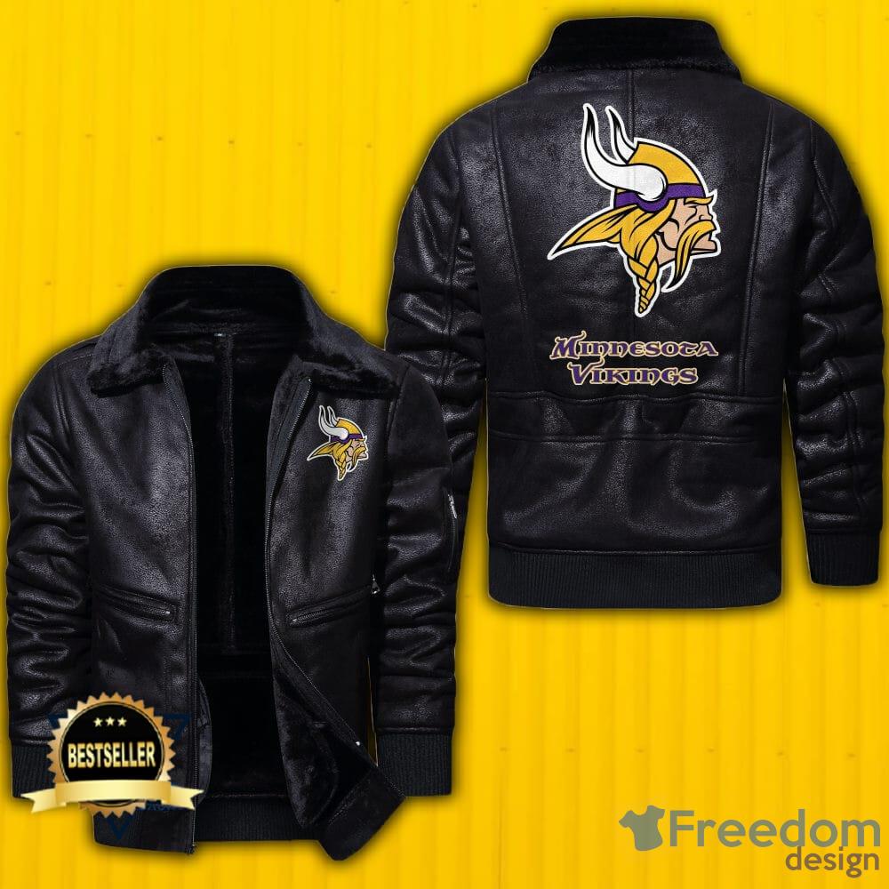 NFL Minnesota Vikings 2D Leather Jacket Men And Women For Fans Gift -  Freedomdesign