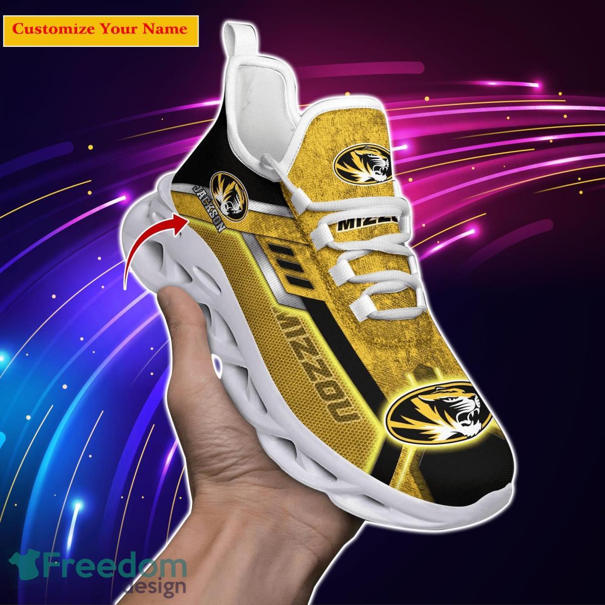 Missouri Tigers NCAA2 Custom Name Max Soul Shoes Impressive Gift For Men Women Fans Product Photo 1