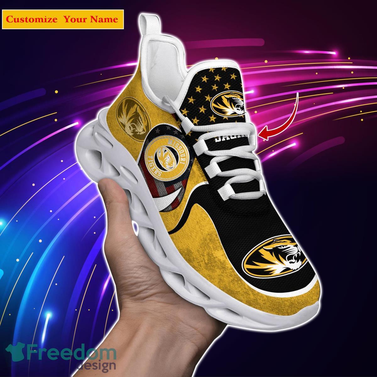 Missouri Tigers NCAA2 Custom Name Max Soul Shoes Special Gift For Men Women Fans Product Photo 1