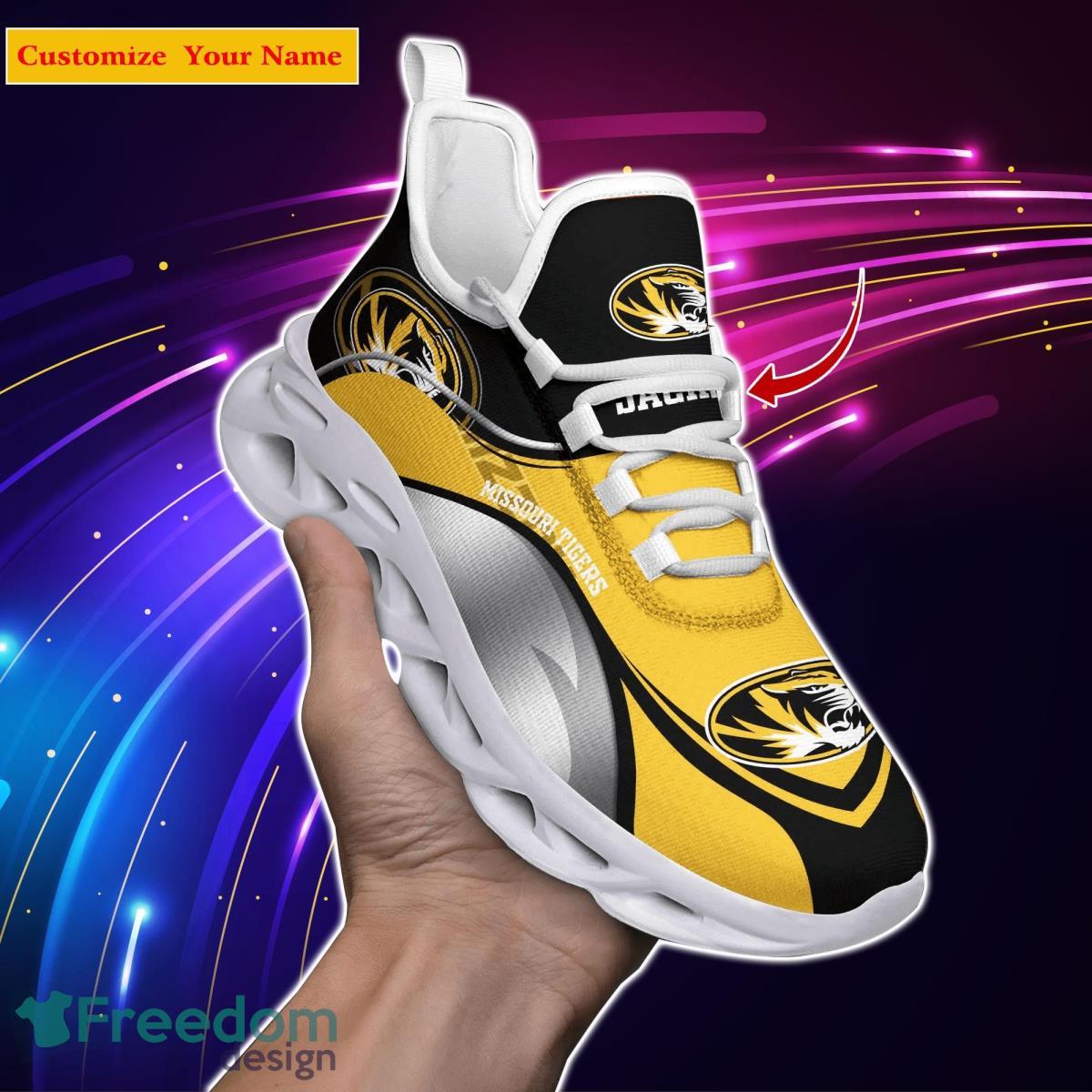 Missouri Tigers NCAA2 Custom Name Max Soul Shoes Unique Gift For Men Women Fans Product Photo 1