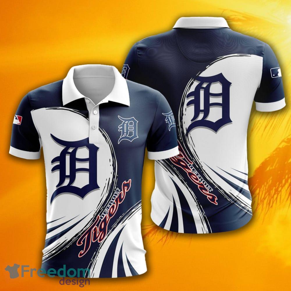 MLB Detroit Tigers Logo Golf Polo Shirt For Men And Women - Freedomdesign