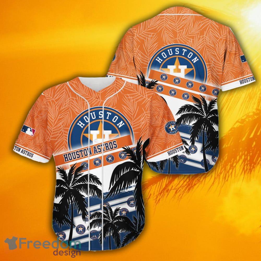 MLB Houston Astros Logo Hawaii Baseball Jersey Shirt For Fans
