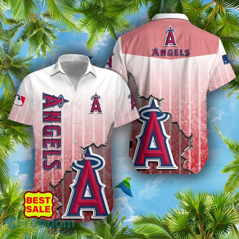 Los Angeles Angels Hawaiian Shirt Los Angeles Mlb Custom Hawaiian