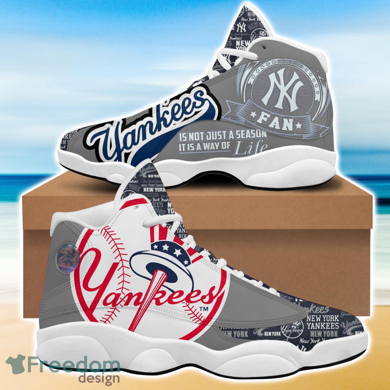 Personalize MLB New York Yankees Max Sole Sneakers Shoes - T