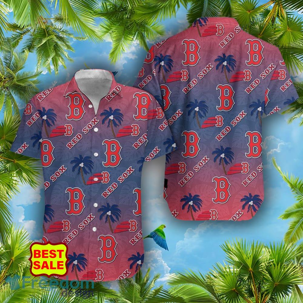 MLB Logo Boston Red Sox Aloha Summer Hawaiian Shirt For Men And Women -  Freedomdesign