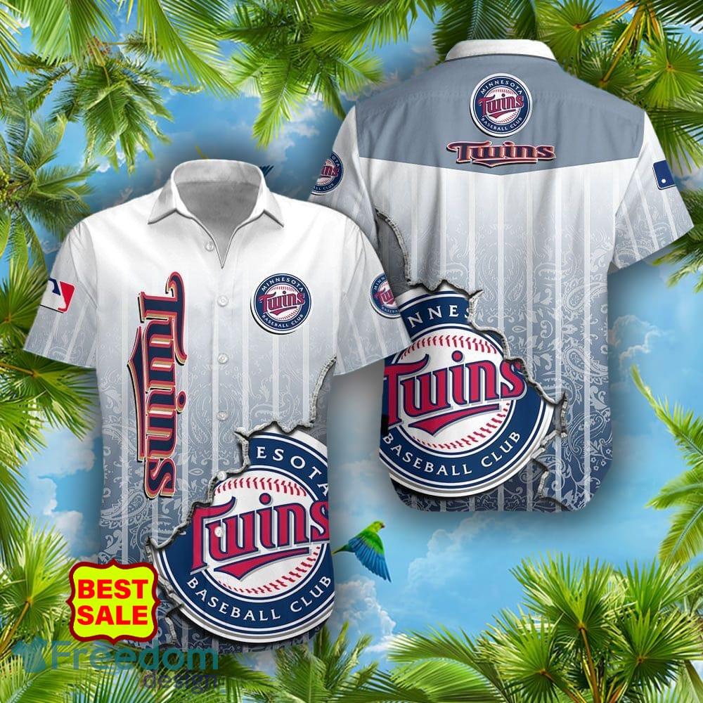 MLB Summer Aloha Minnesota Twins Logo Hawaiian Shirt For Fans
