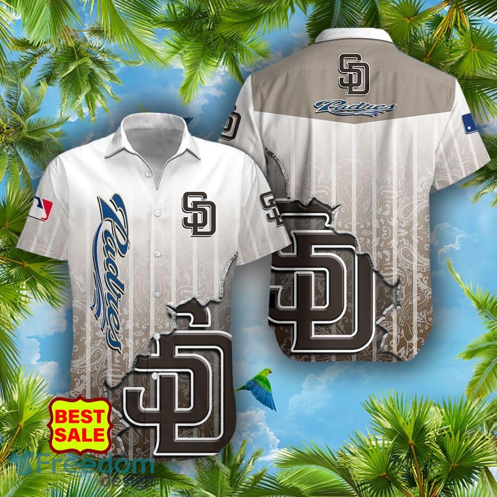 MLB Summer Aloha San Diego Padres Logo Hawaiian Shirt For Fans
