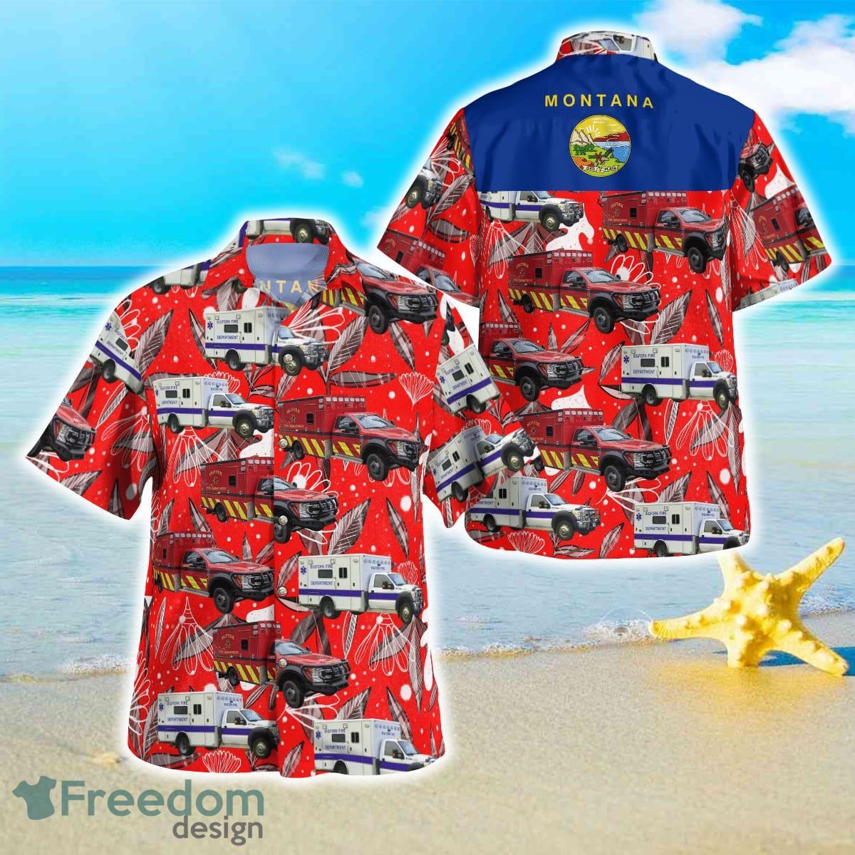 Montana Bigfork Fire Department Hawaiian Shirt For Men Women Product Photo 1