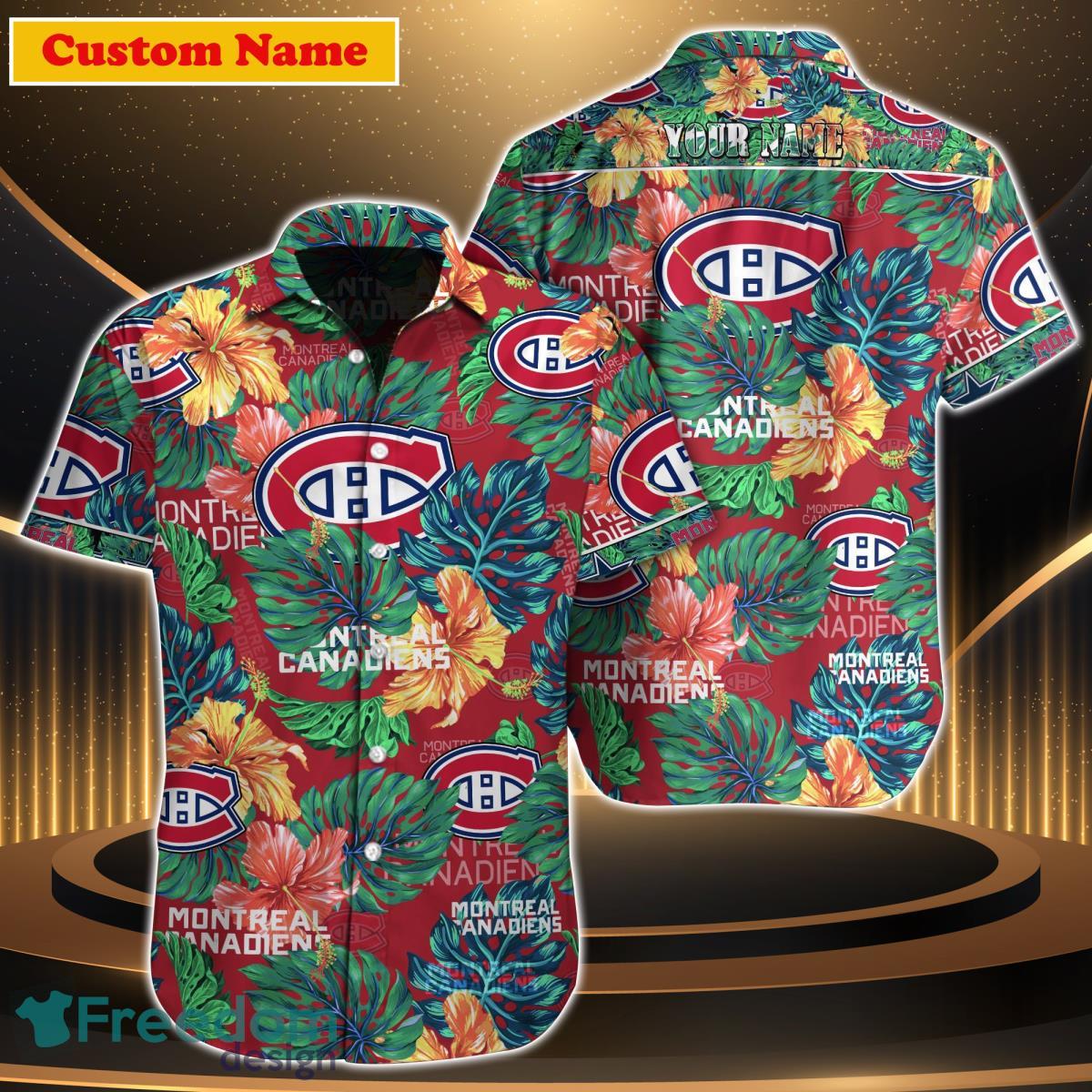 Montreal Canadiens NHL Custom Name Hawaiian Shirt For Men Women Gift For Fan Product Photo 1