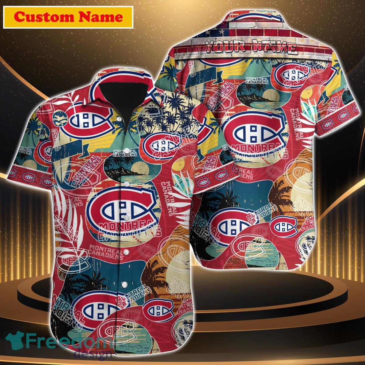 Montreal Canadiens NHL Custom Name Hawaiian Shirt For Men Women Special Gift For Fan Product Photo 1