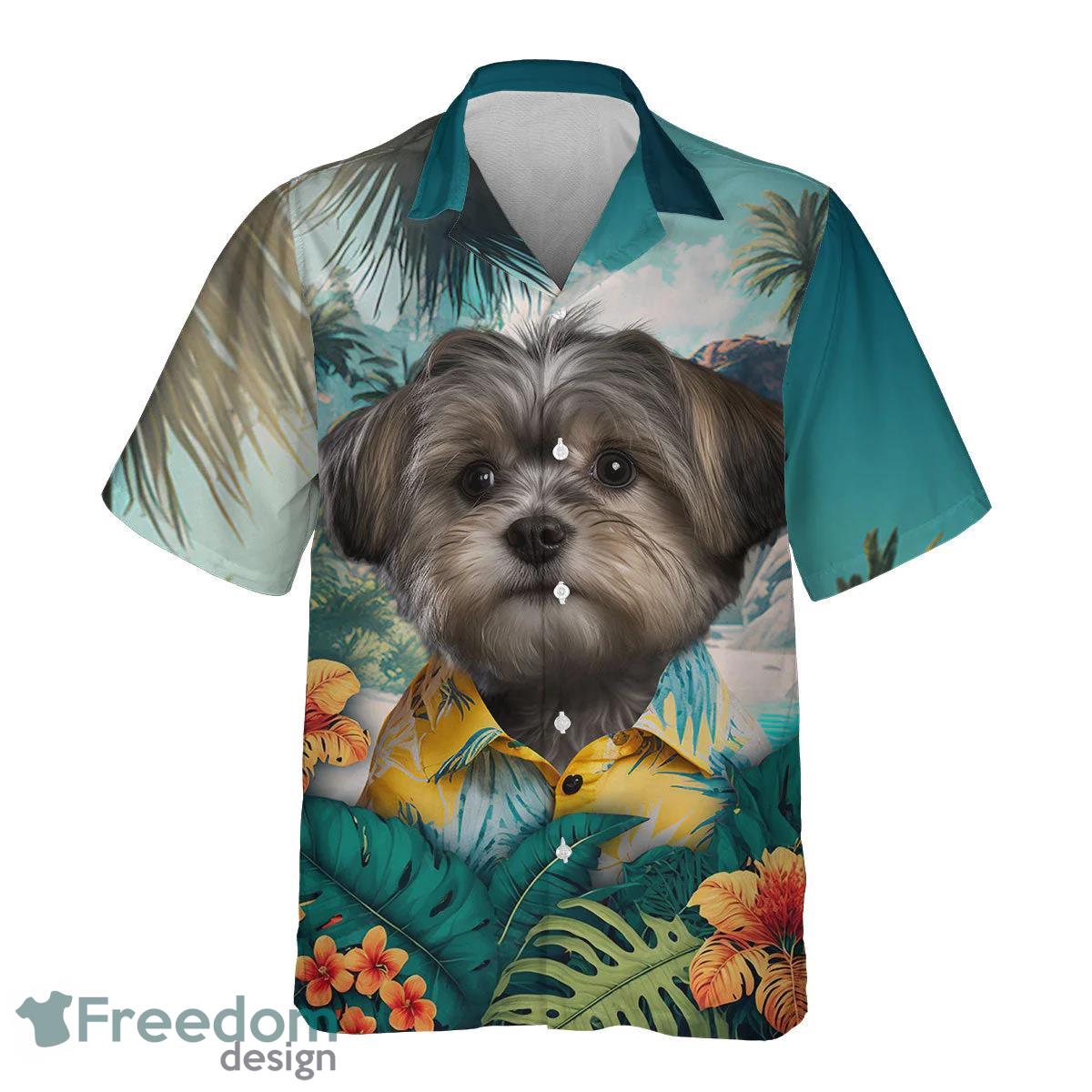 Morkie All Printed 3D Hawaiian Shirt For Dog Lover Product Photo 2