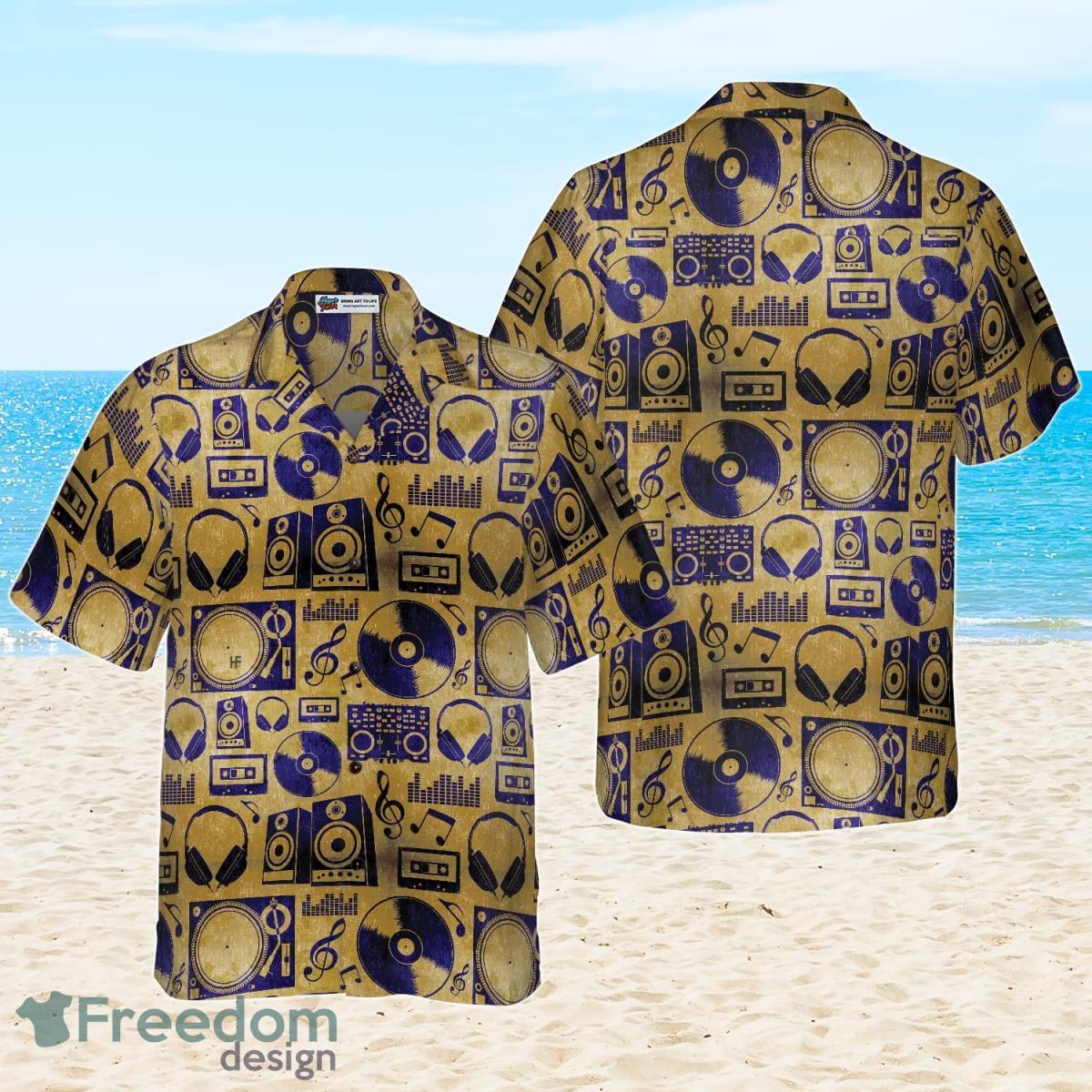 Music DJ Vintage Hawaiian Shirt Best Gift For Men And Women Product Photo 1