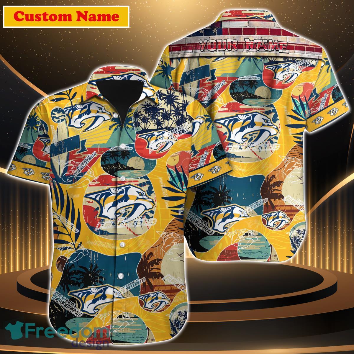 Nashville Predators NHL Custom Name Hawaiian Shirt For Men Women Special Gift For Fan Product Photo 1