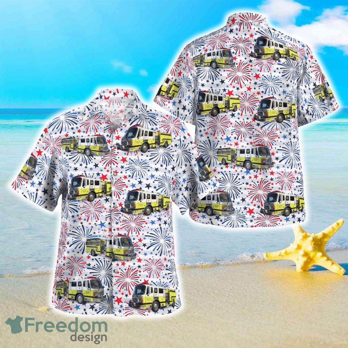 Navarino-Lessor Fire Department Hawaiian Shirt Great Style For Men Women Product Photo 1