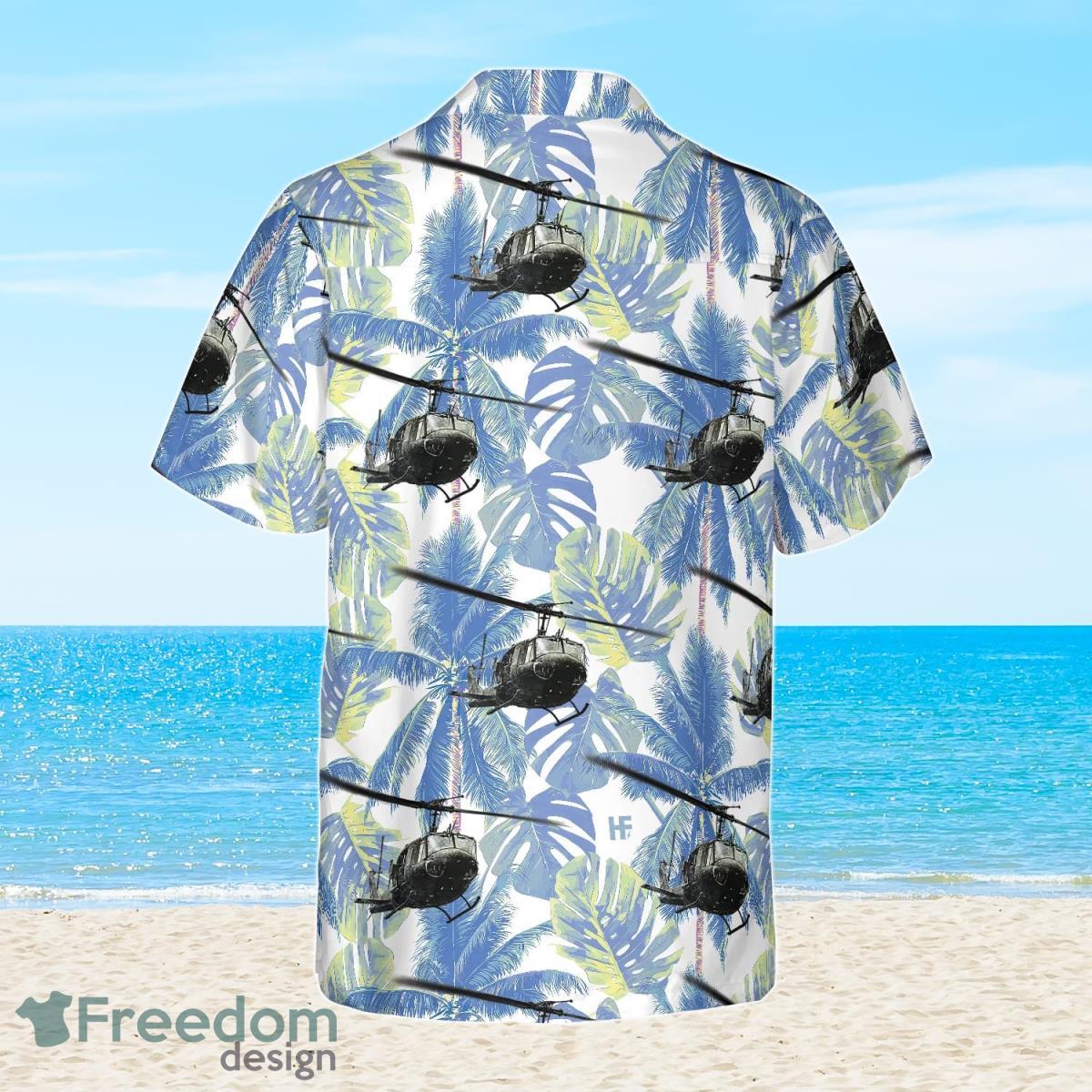 Navy Bell Twin Huey Hawaiian Shirt Best Gift For Men And Women Product Photo 2