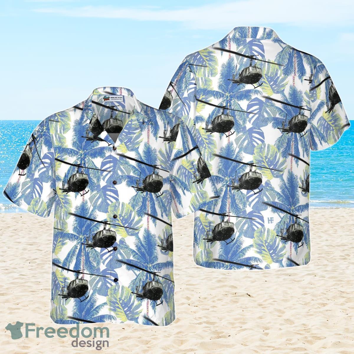 Navy Bell Twin Huey Hawaiian Shirt Best Gift For Men And Women Product Photo 1