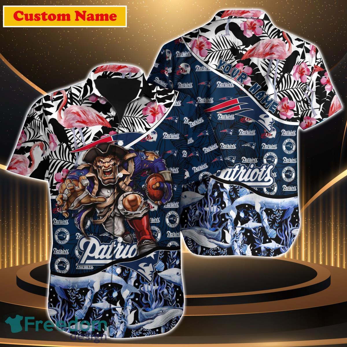 New England Patriots NFL Custom Name Hawaiian Shirt Best Gift For Men Women Product Photo 1