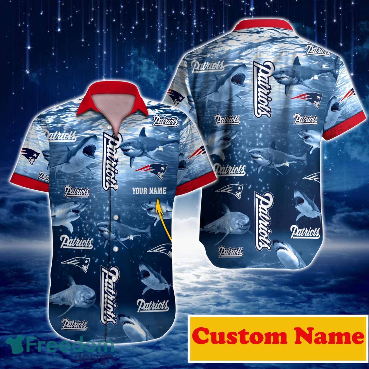 New England Patriots NFL Custom Name Hawaiian Shirt For Men And Women Best Gift For Fans Product Photo 1