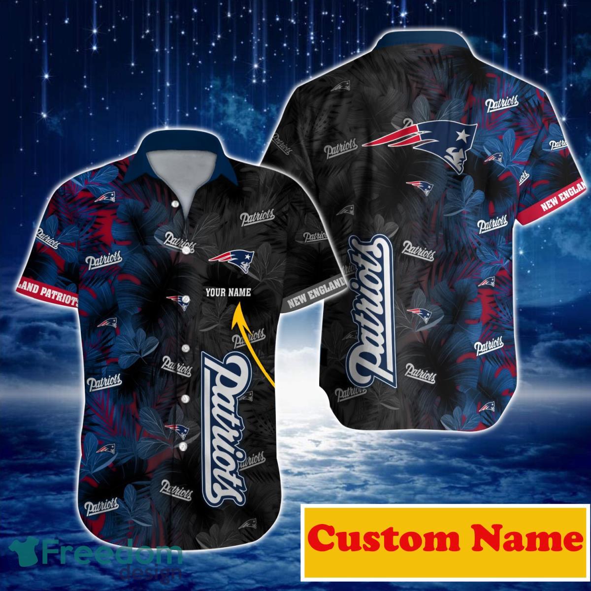 New England Patriots NFL Custom Name Hawaiian Shirt For Men And