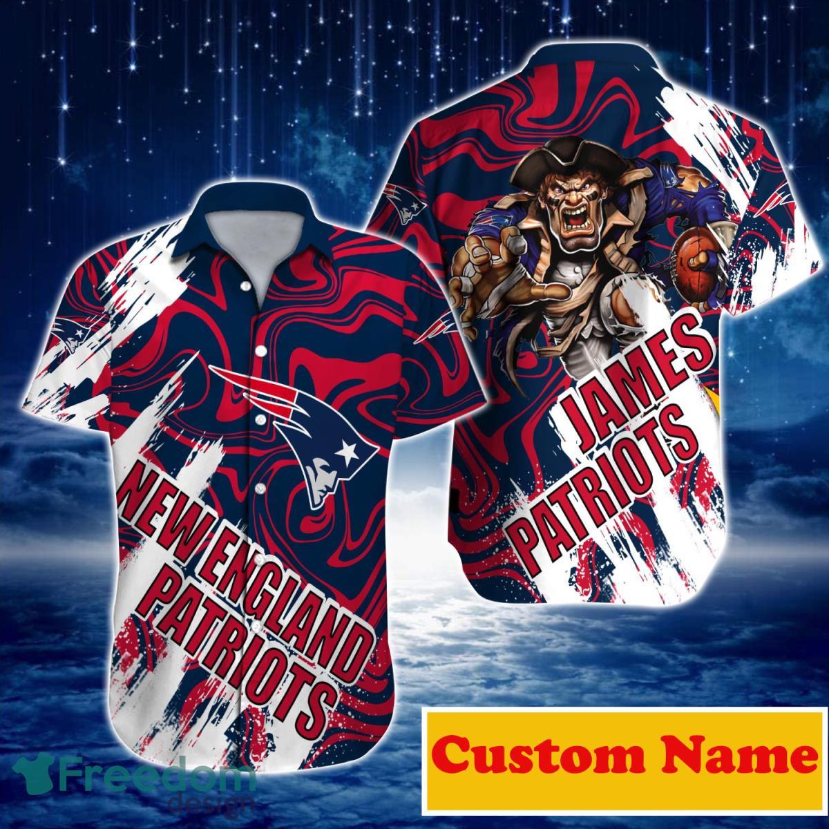 New England Patriots NFL Custom Name Hawaiian Shirt For Men And Women Special Gift For True Fans Product Photo 1