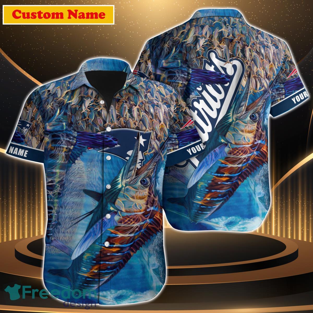 New England Patriots NFL Custom Name Hawaiian Shirt For Men Women Style Gift For Real Fan Product Photo 1