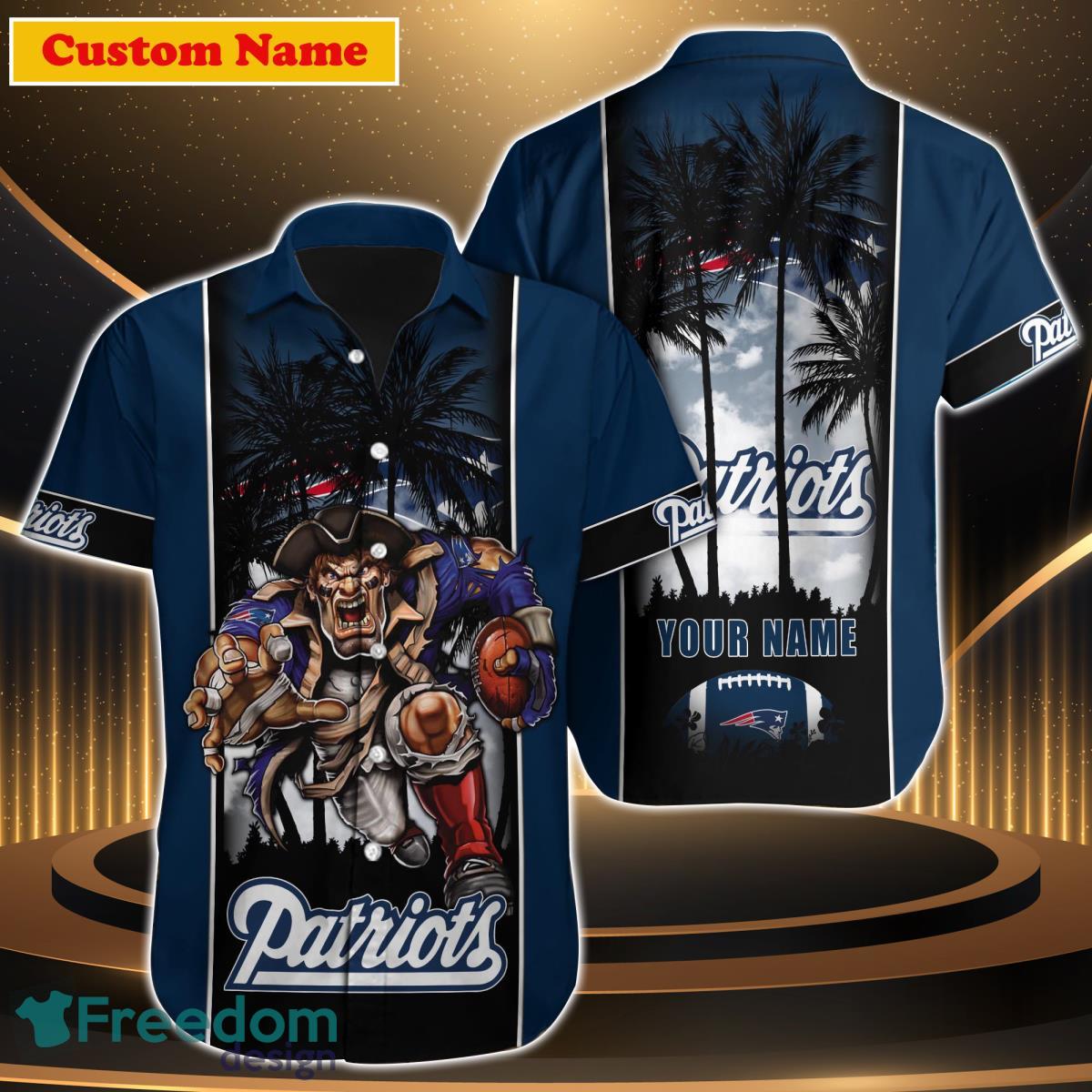 New England Patriots NFL Us Flag Hawaiian Shirt Custom Summer Aloha Shirt -  Trendy Aloha