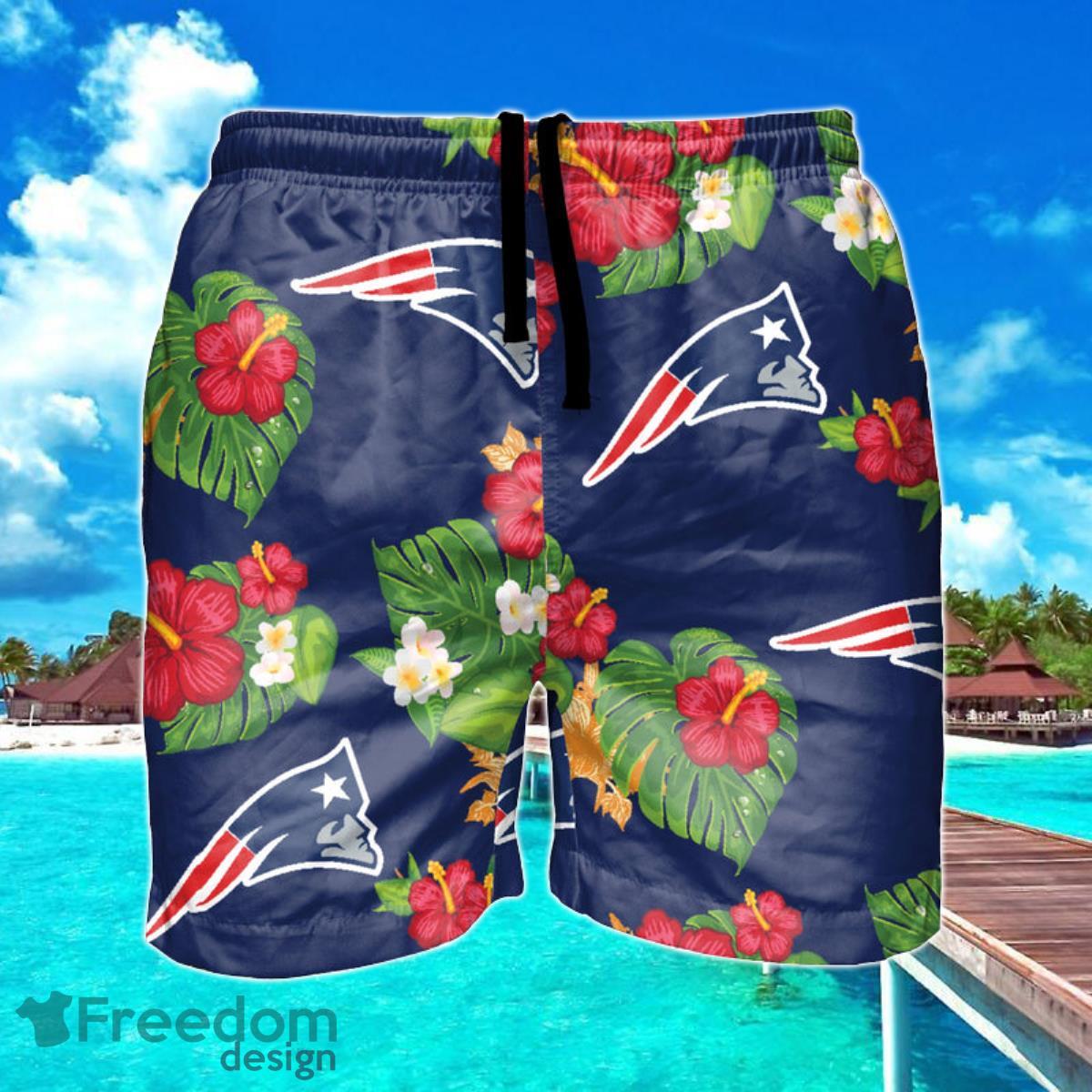 Atlanta Braves MLB Floral Hawaiian Shorts For Summer Beach - Freedomdesign
