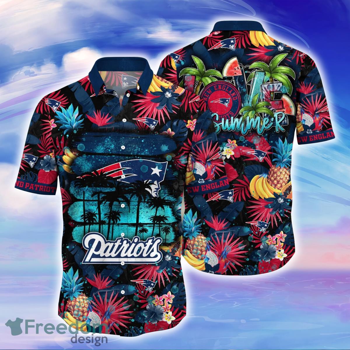 New England Patriots NFL Flower Hawaiian Shirt For Men Women Great Gift For Fans Product Photo 1