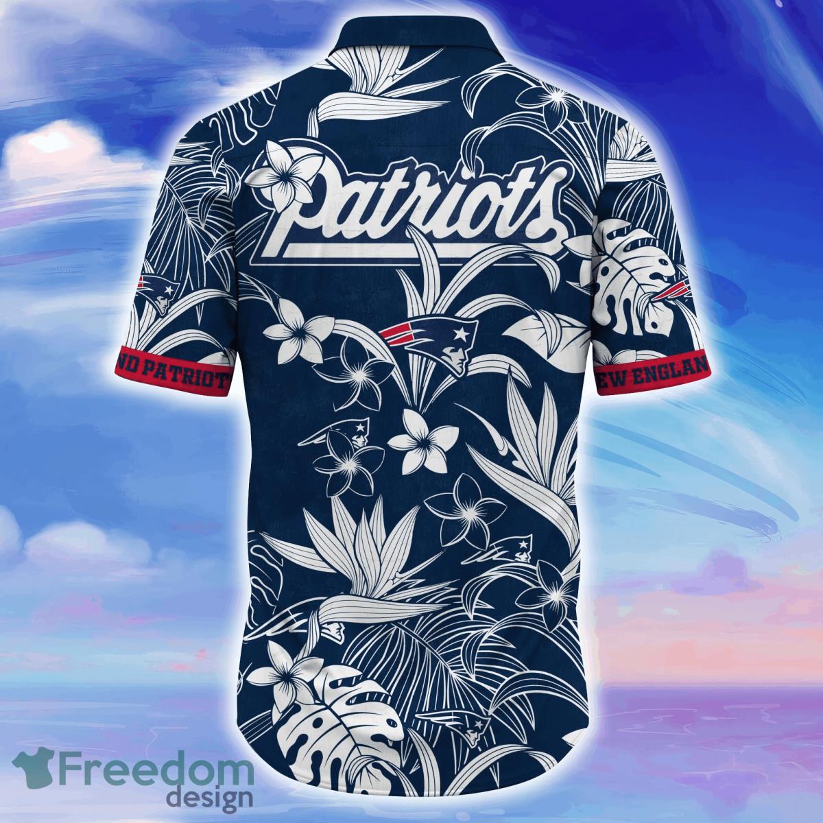 New England Patriots NFL Us Flag Hawaiian Shirt Custom Summer Aloha Shirt -  Trendy Aloha