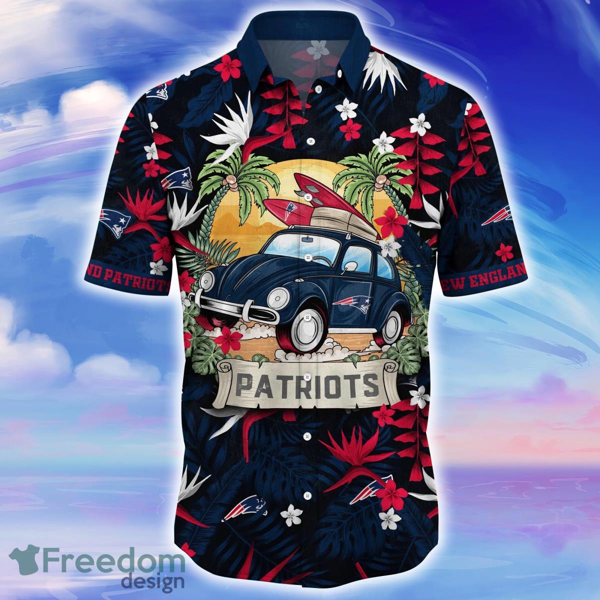 New England Patriots NFL Flower Hawaiian Shirt Gift For Men Women Fans -  Freedomdesign