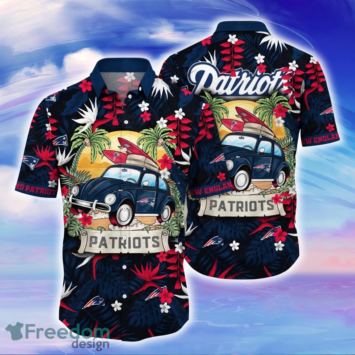 New England Patriots NFL Hawaiian Shirt Custom Getaways Aloha