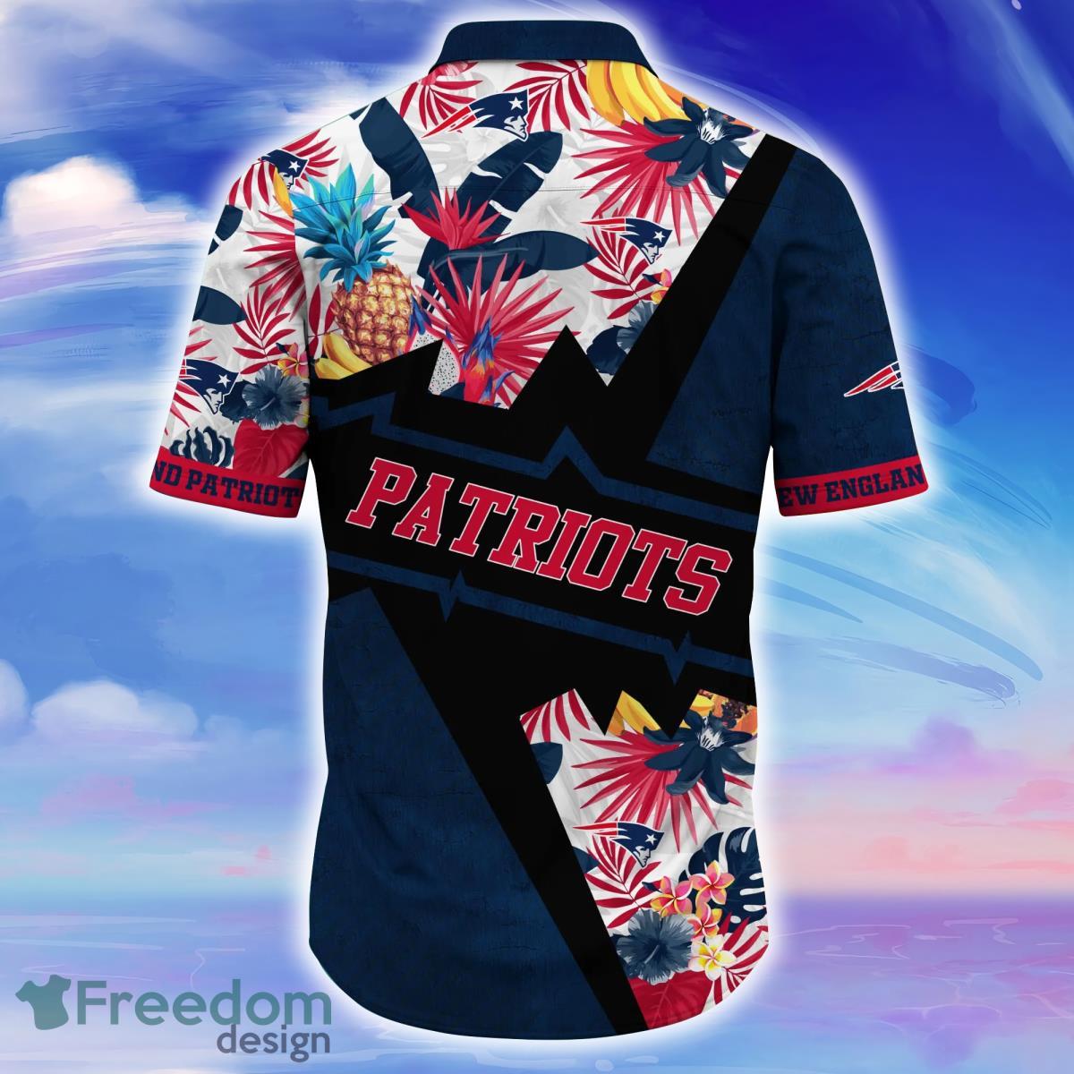 New England Patriots NFL Flower Hawaiian Shirt For Men Women