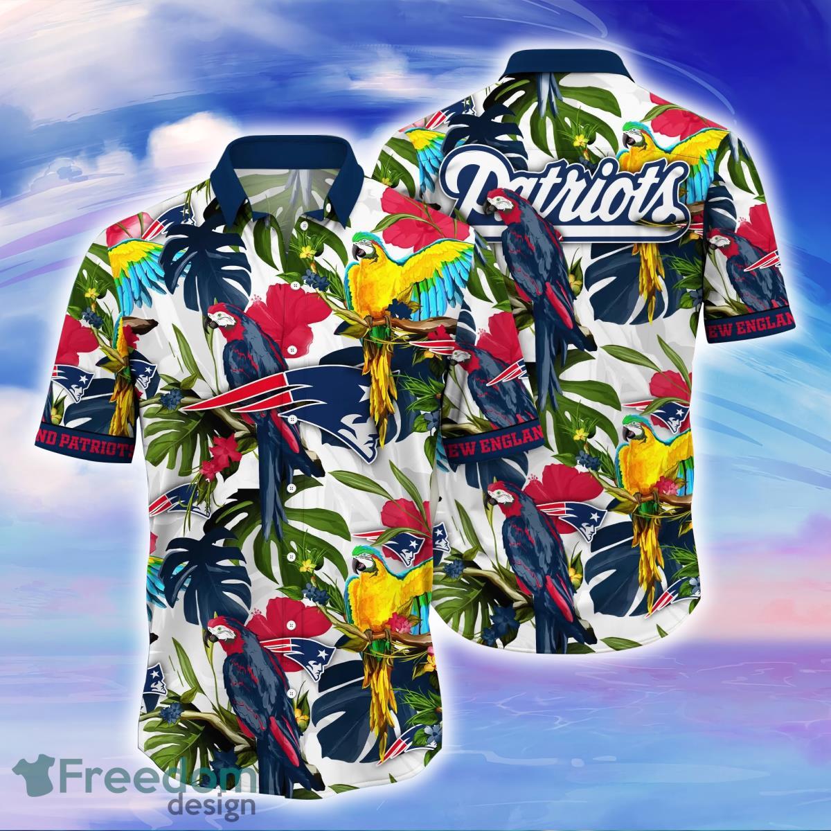 New England Patriots NFL Flower Hawaiian Shirt Great Gift For Fans -  Freedomdesign