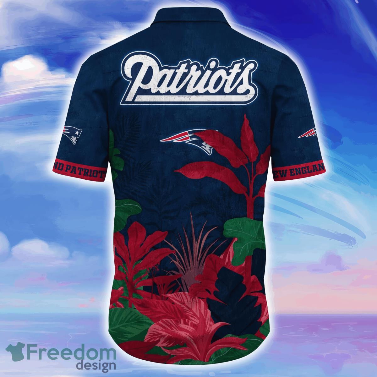 New England Patriots NFL Custom Name Hawaiian Shirt For Men Women Best Gift  For Fans - Freedomdesign