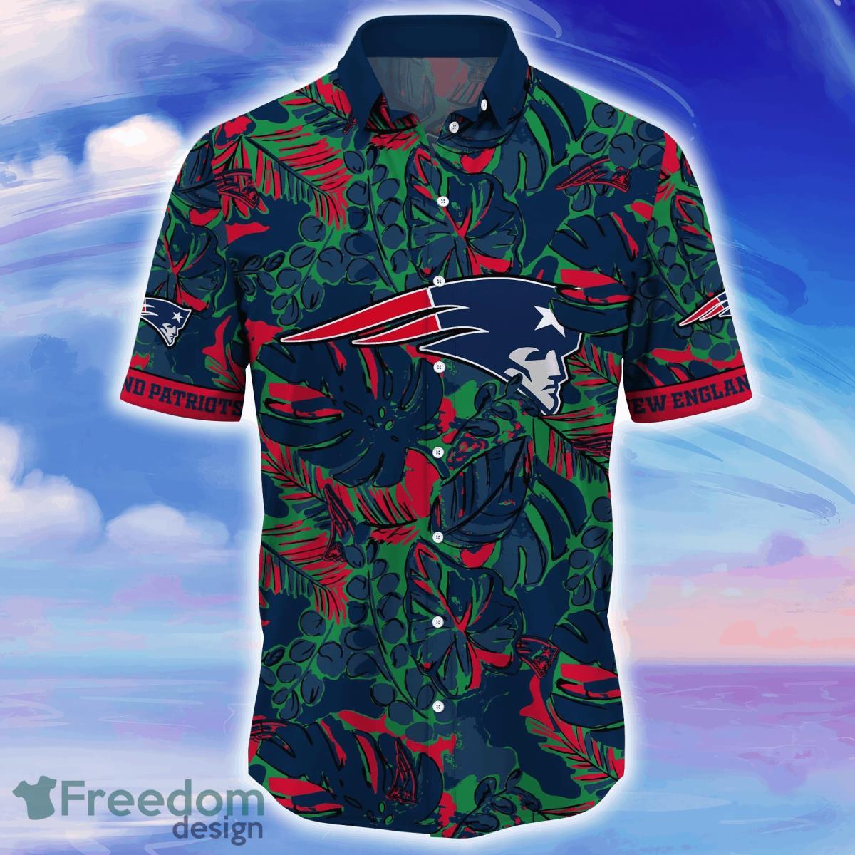 New England Patriots NFL Flower Hawaiian Shirt Special Gift For Fans Product Photo 2