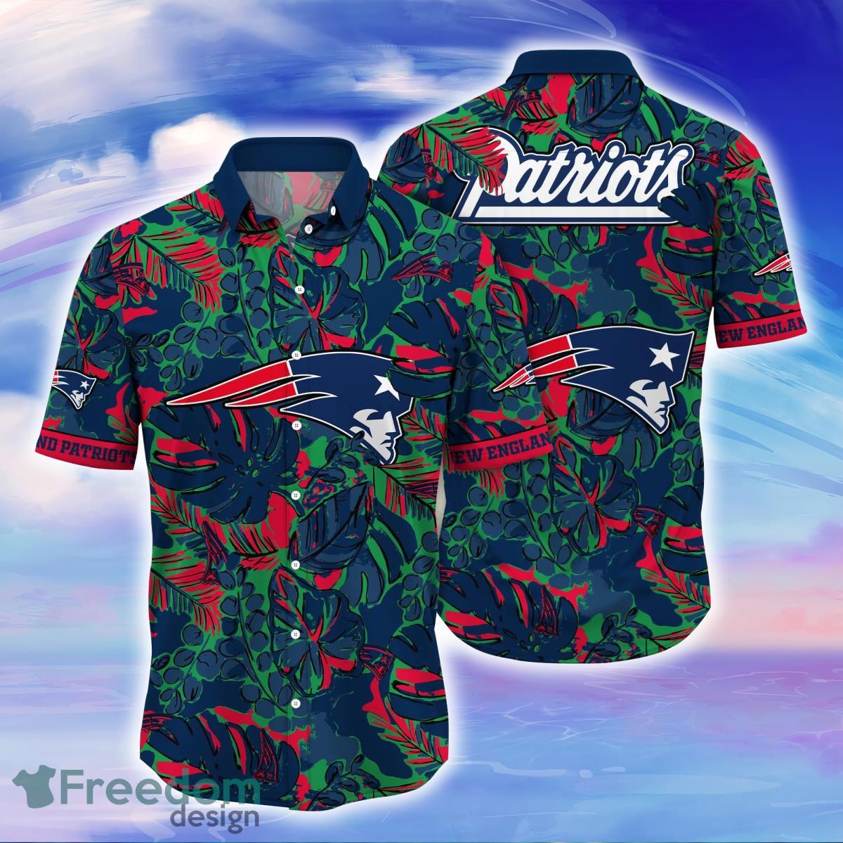 New England Patriots NFL Flower Hawaiian Shirt Special Gift For Fans Product Photo 1