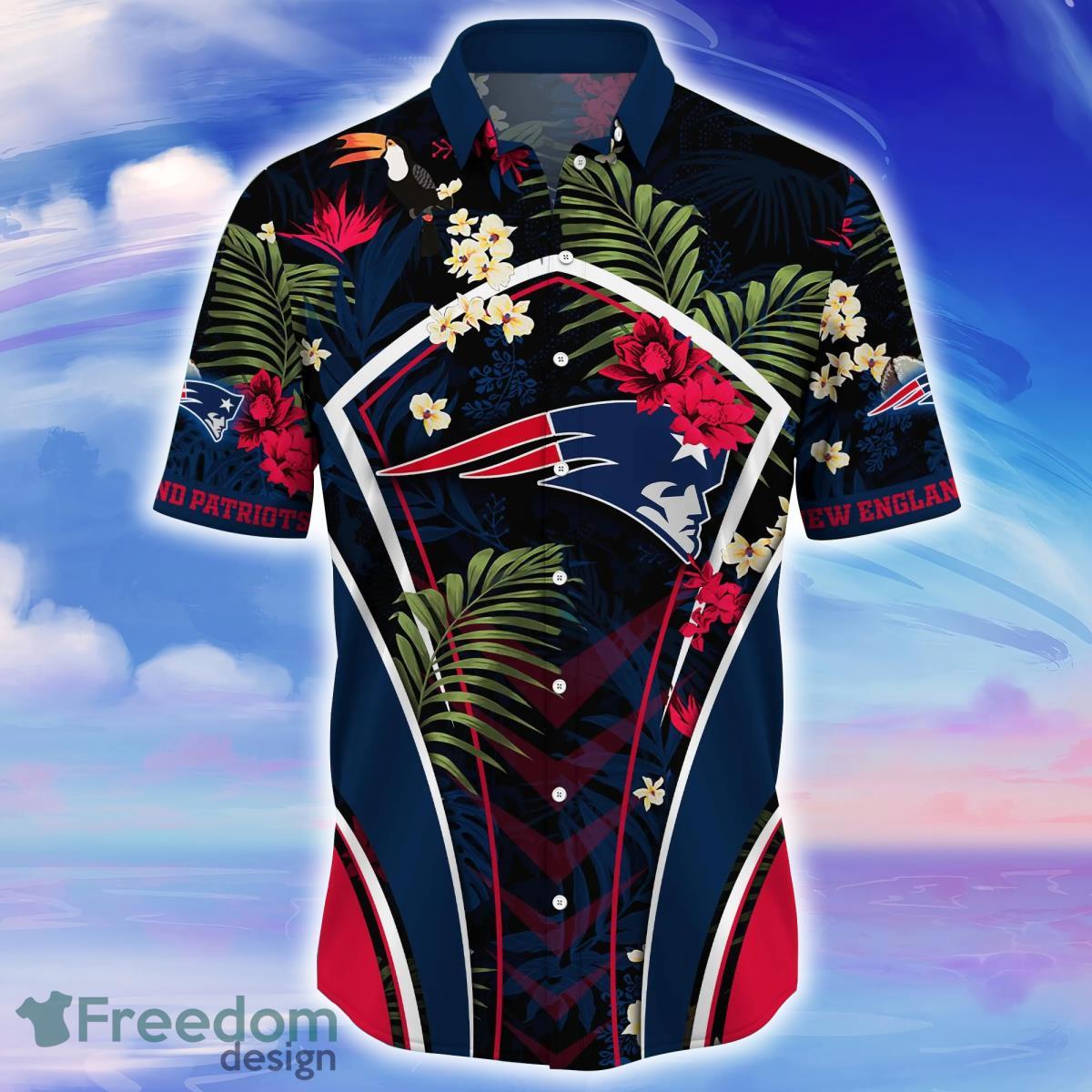 New England Patriots NFL Flower Hawaiian Shirt Special Gift For Men Women  Fans Product Photo 2