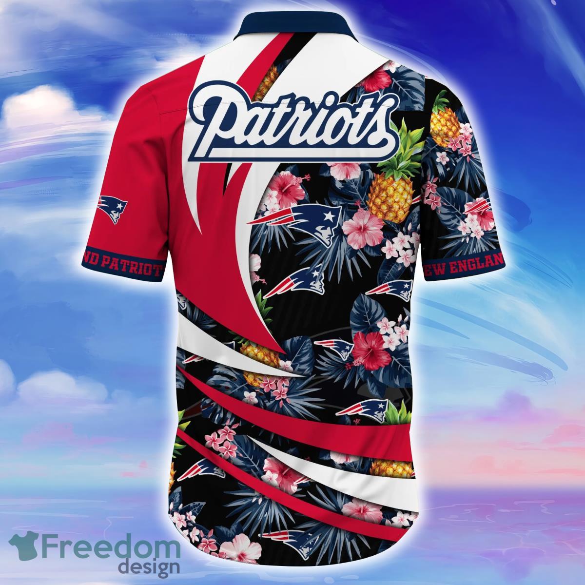 New England Patriots NFL Flower Hawaiian Shirt For Men Women Style Gift For  Fans - Freedomdesign