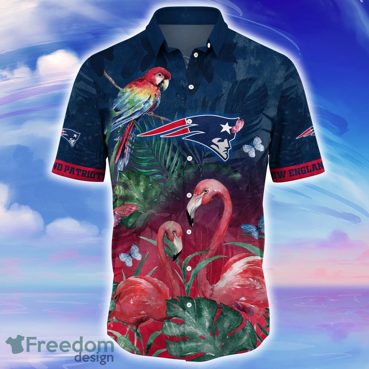 New England Patriots NFL Flower Hawaiian Shirt Unique Gift For Men Women Fans Product Photo 2