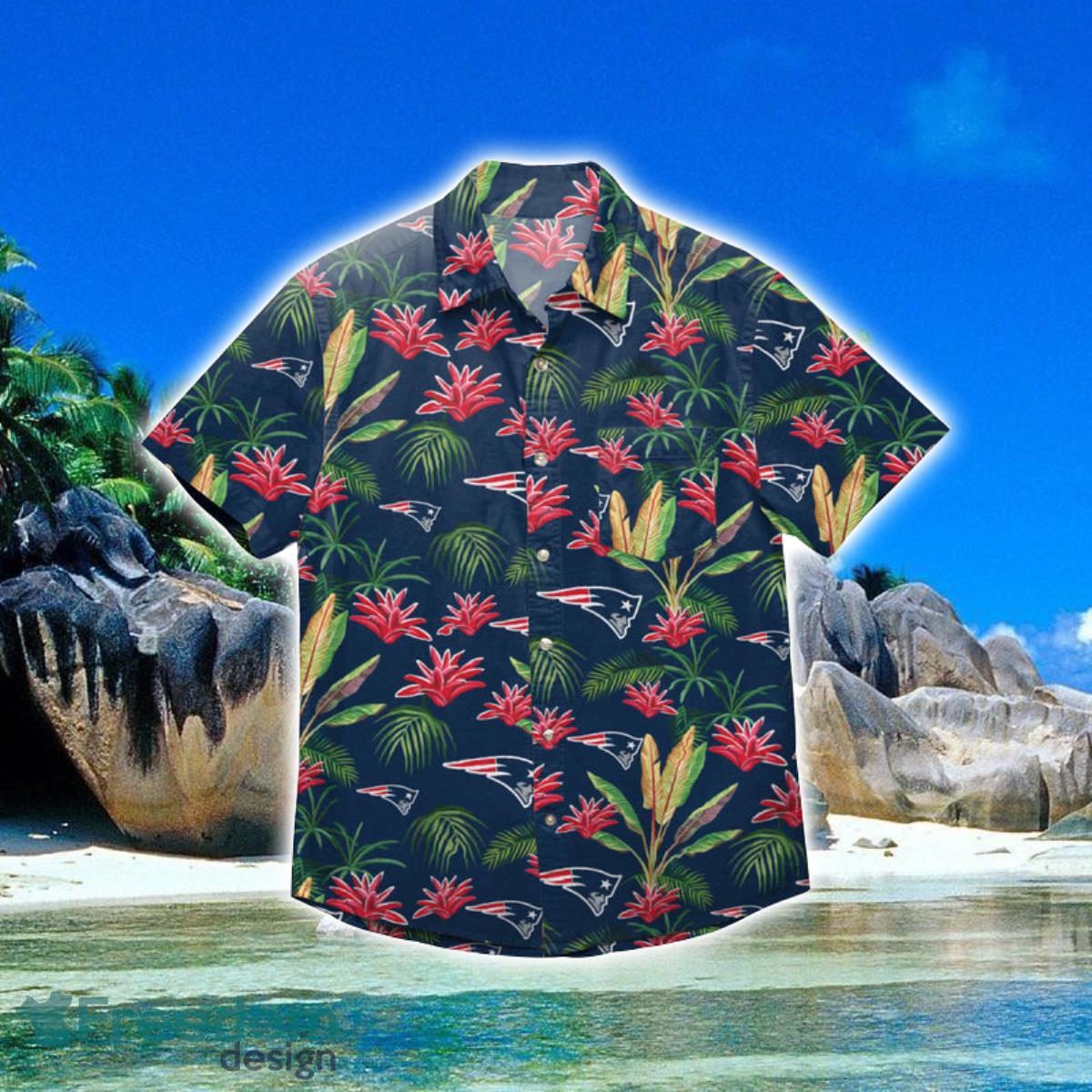 New England Patriots Tropical Palm Tree Hawaii Shirt, Shorts