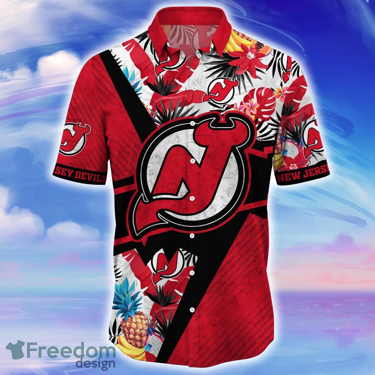 New Jersey Devils NHL Flower Hawaiian Shirt Gift For Men Women Fans Product Photo 2