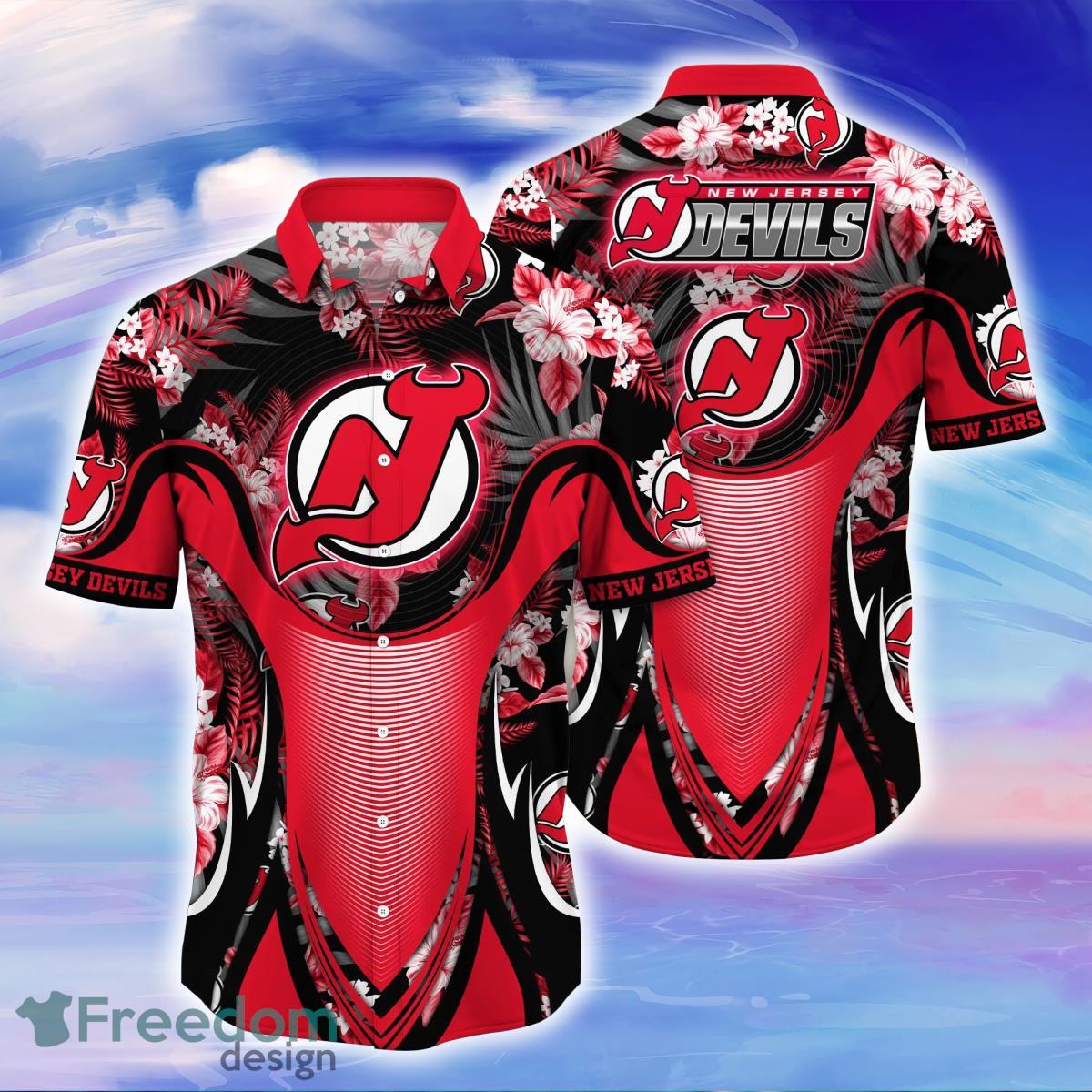 New Jersey Devils NHL Flower Hawaiian Shirt Gift For Men Women Fans -  Freedomdesign