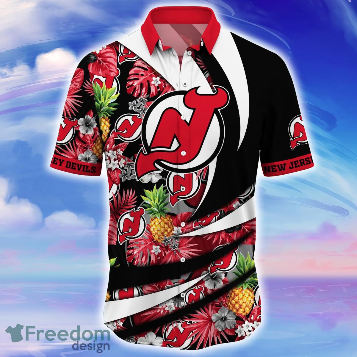 New Jersey Devils NHL Flower Hawaiian Shirt Style Gift For Men Women Fans Product Photo 2