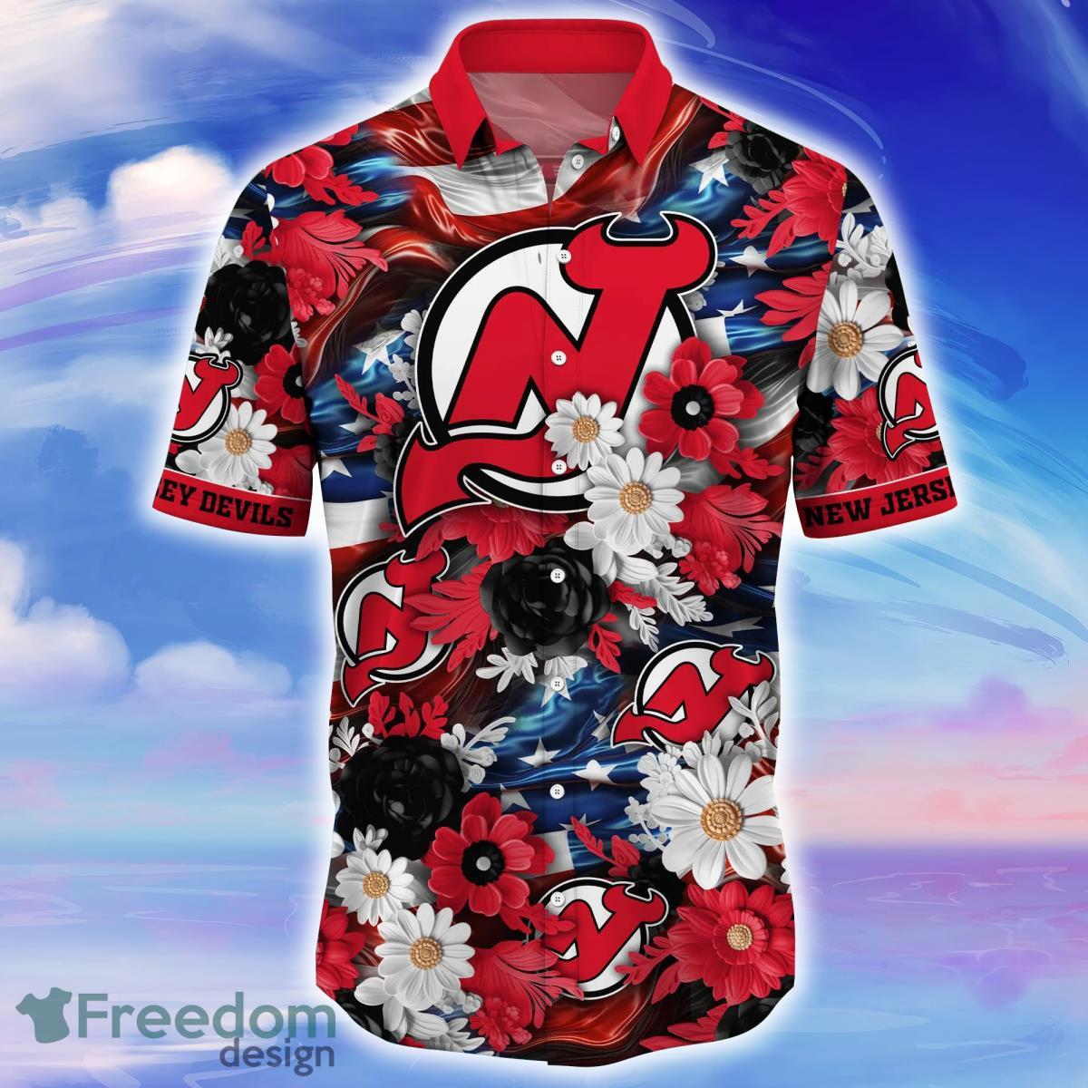 New Jersey Devils NHL Hawaiian Shirt For Men Women Fans - Freedomdesign