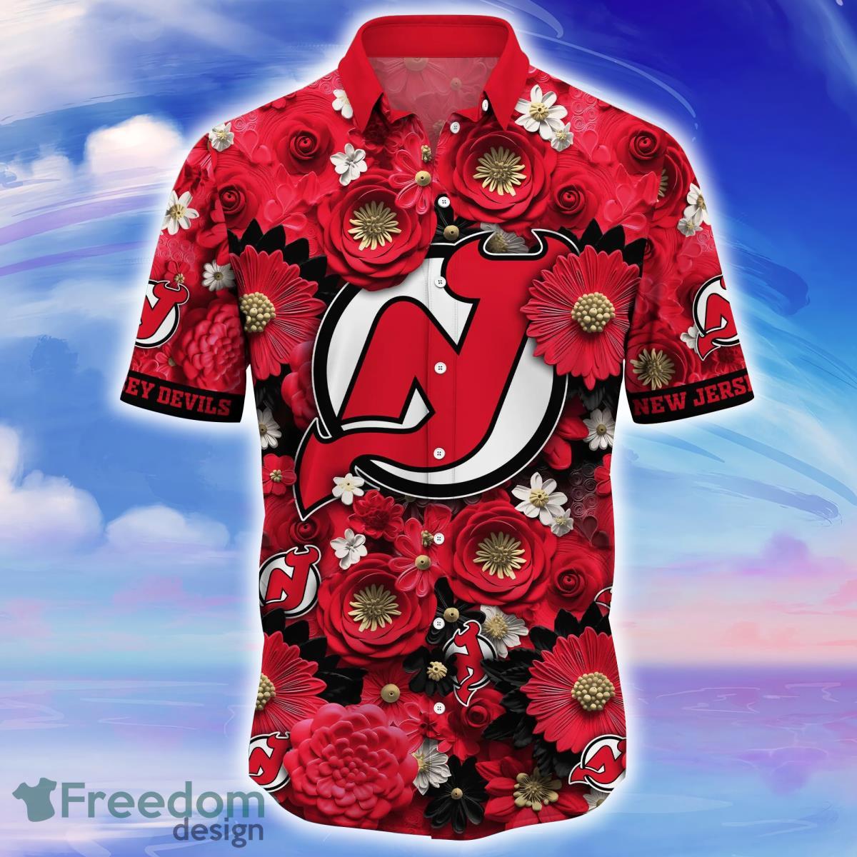 New Jersey Devils NHL Hawaiian Shirt For Men And Women Fans Product Photo 2