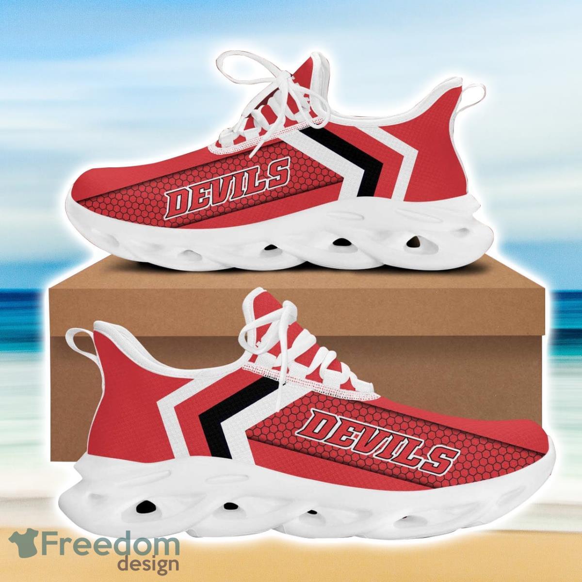 New Jersey Hockey Devils Max Soul Sneakers Running Sport Shoes Custom Name Product Photo 2