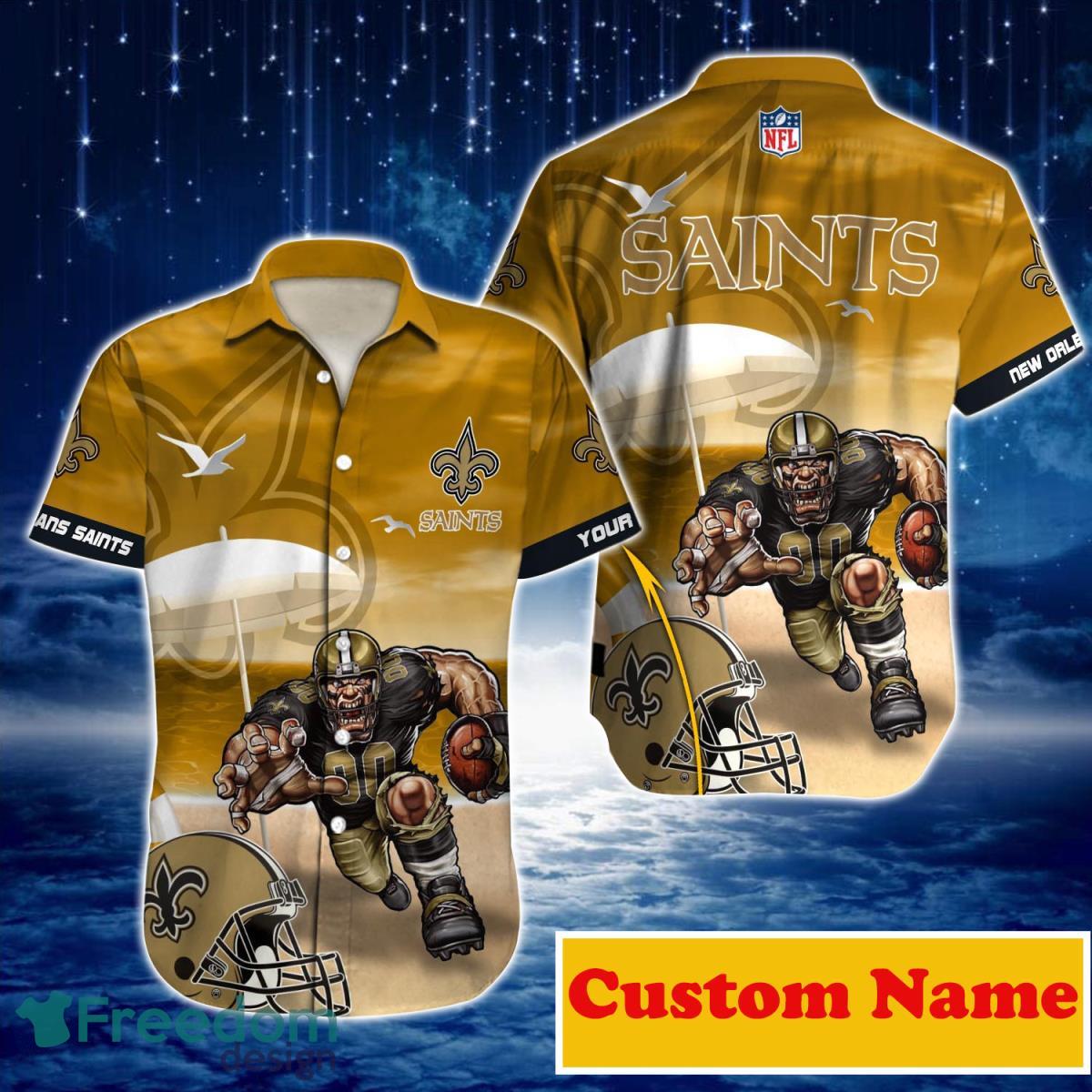 New Orleans Saints NFL Custom Name Hawaiian Shirt For Men Women Special  Gift For Fan