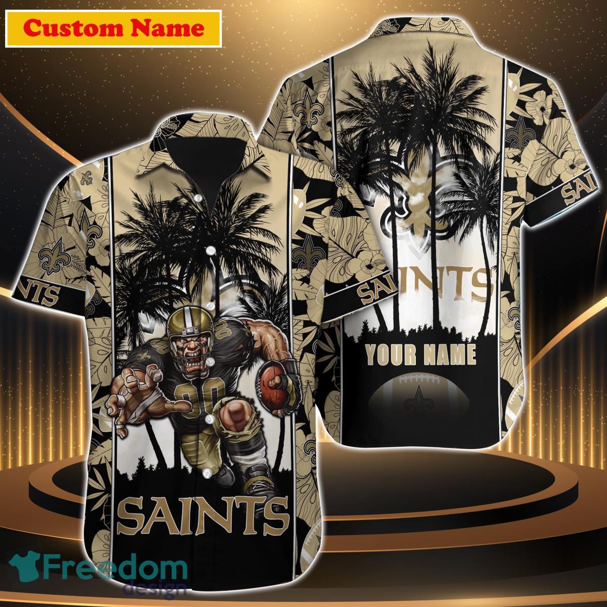 New Orleans Saints NFL Custom Name Hawaiian Shirt Special Gift For Men  Women - Freedomdesign