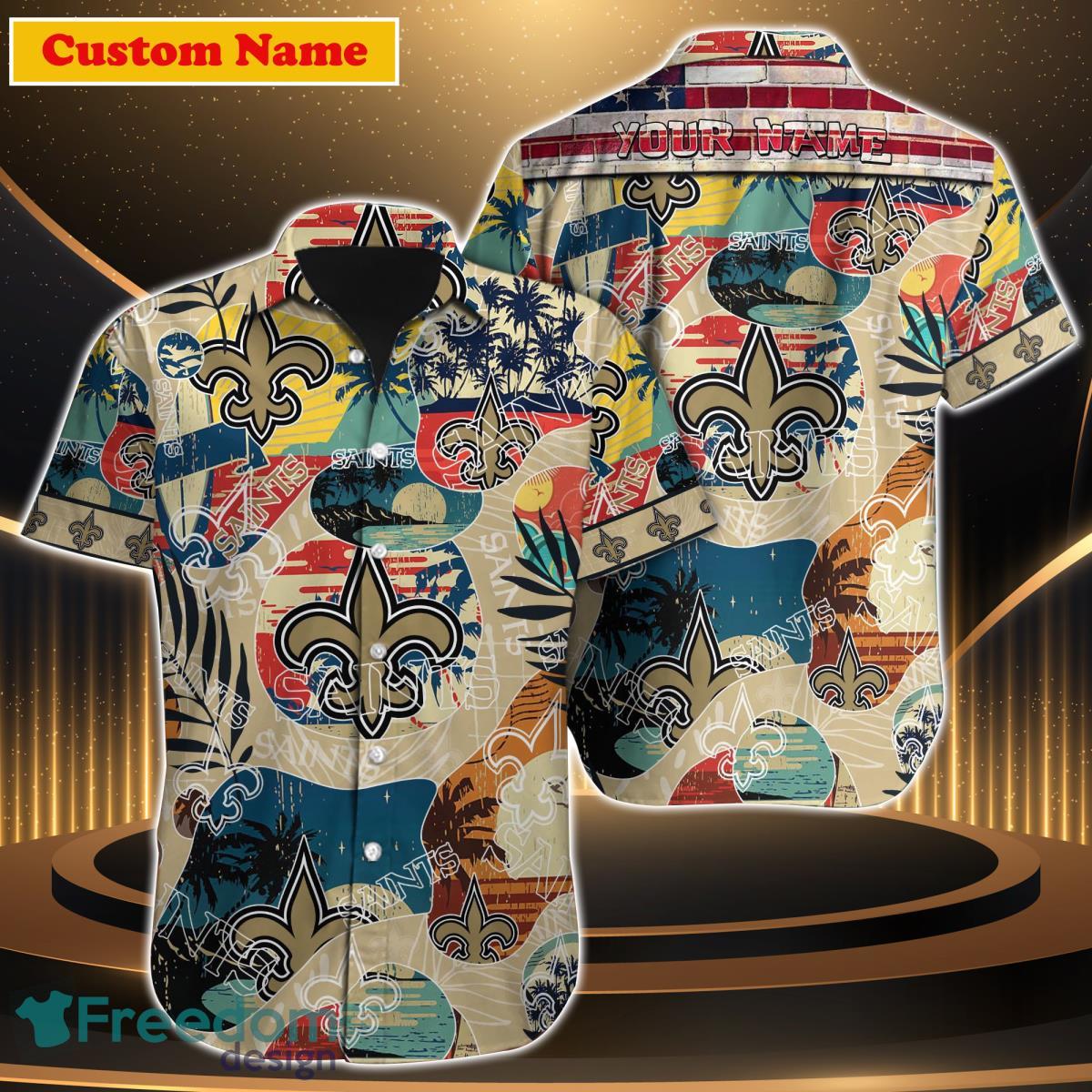 New Orleans Saints NFL Custom Name Hawaiian Shirt For Men And Women Special  Gift For True Fans - Freedomdesign